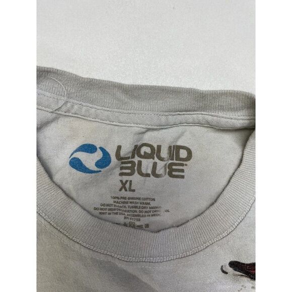 Liquid Blue Chicago Cubs Baseball 2014 T-shirt Men XL Gray Tie Dye Short Sleeve - Picture 5 of 6